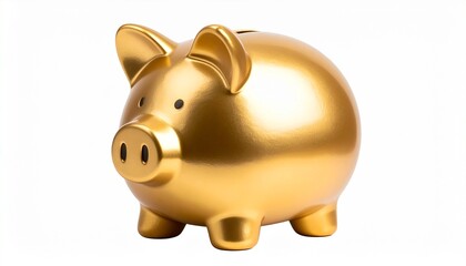 piggy bank on white background