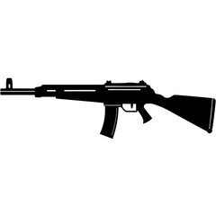 Fototapeta premium M1918 Browning Automatic Rifle Isolated on White Background Design