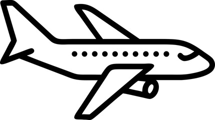 Vector illustration of an isolated toy model airplane