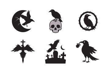 Dark Flight Crow Fantasy Bundle Set