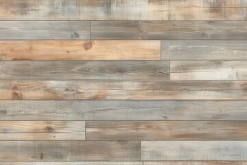 Naklejka premium Horizontal wooden planks with varied tones.