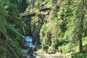 Die Groppenstein-Schlucht bei Obervellach, M&ouml;lltal, K&auml;rnten, &Ouml;sterreich
