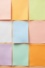 Fototapeta premium colorful sticky notes on white background