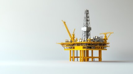 oil and gas platform model