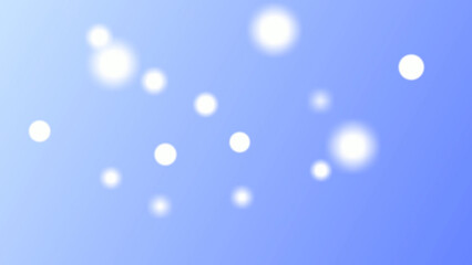 Blue soft diffused bokeh particles background wallpaper 4k