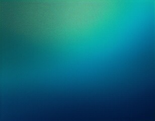 Obraz premium teal green blue grainy color gradient background glowing noise texture cover header poster design