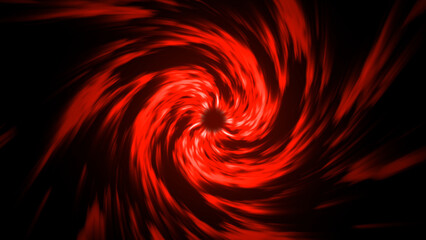 Abstract glowing red and black energy vortex swirling texture background 4k