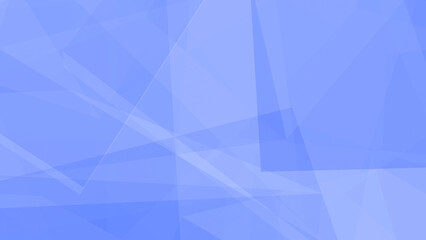 Abstract futuristic blue geometric transparent shapes background
