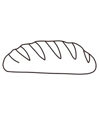 vector illustration of a bread dessert