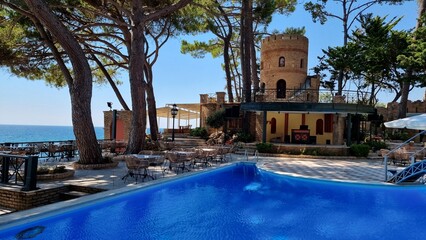 nikopolis beach in preveza perfecture greece