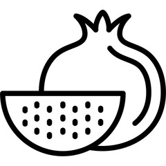 Pomegranate Icon