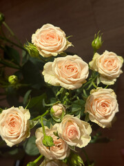 Bouquet of roses. Roses tenderness. 