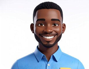 Cartoon character portrait