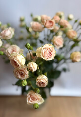 Bouquet of roses. Roses tenderness. 