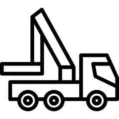 Concrete Pump Icon