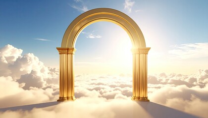 Golden archway to heavens