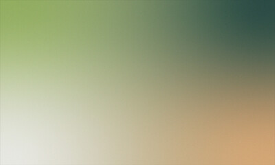 Soft Gradient Background with Grain Texture from Green to Peach Colors  new 2025 trendy grainy...