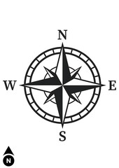 compass on black background © Hxe