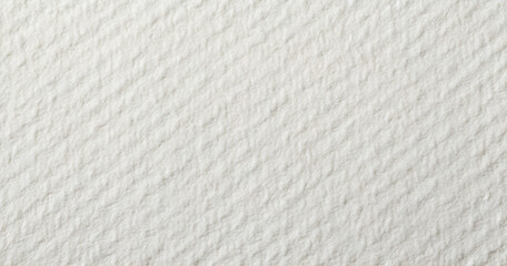 White Watercolor Paper Texture Close Up on Transparent Background