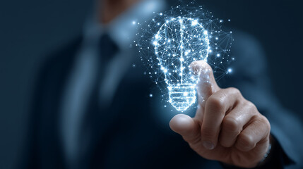 Artificial intelligence and innovation concept