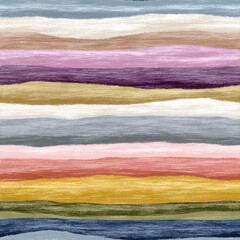 Fototapeta premium Colorful Horizontal Stripes in Soft Pastel Tones for Modern Design