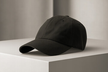  premium baseball black cap mockup	