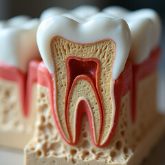 Different parts of the tooth