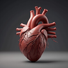 human heart anatomy model