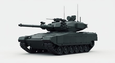 Modern Military Tank: Advanced Design and Technology