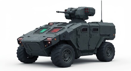 Futuristic Armored Combat Vehicle: Design Concept
