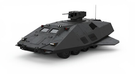 Futuristic Military Armored Vehicle Design