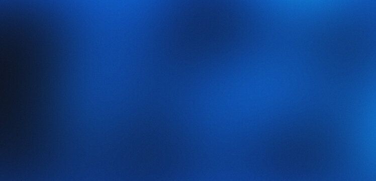 This is an astonishing gradient blue background that moves gently from light sky blue to deep navy blue, Dark Blue Gradient Abstract Background. Blurred Gradient with grain noise texture effect