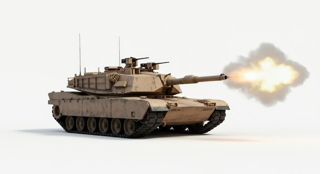 M1 Abrams Tank Firing