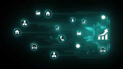 AI generate animation text technology intelligence icon symbol of generative button icon outline and collection crate star magic wand. Computer screen open ai artificial intelligence technology