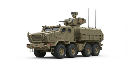Military Armored Truck, 6x6,  Defense Vehicle