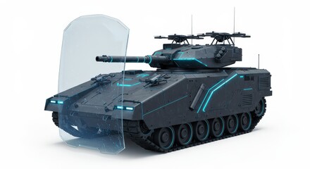 Futuristic Armored Vehicle: Advanced Military Technology