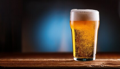 golden beer in clear glass