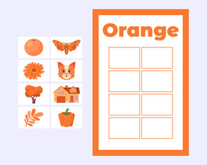 35 - Kids color cards