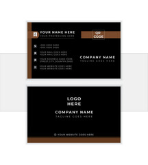 Modern and Creative Business card Graphic Design. landscape orientation. professional name card template. visiting card. Luxury background. Vector illustration print template. 
                 