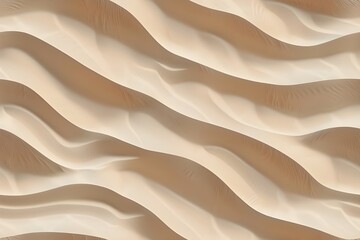 Obraz premium Seamless sand ripple pattern, desert surface, soft beige tones, wind-swept lines, natural minimal texture, calming atmosphere, tileable background
