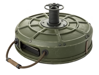 landmine attachment png military equipment png explosive device png tactical gear png weapon accessory png combat equipment png defense device png transparent background image