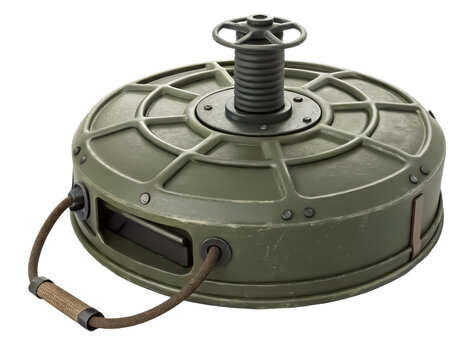 landmine attachment png military equipment png explosive device png tactical gear png weapon accessory png combat equipment png defense device png transparent background image
