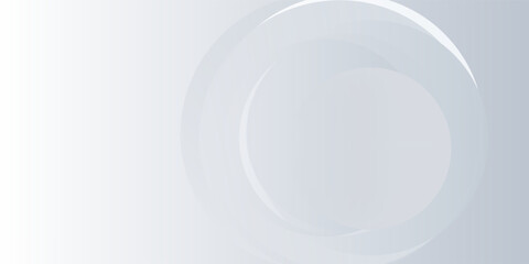 Abstract white color circles background, vector illustration