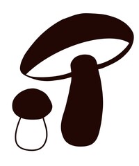 mushroom vector illustration of a mushroom