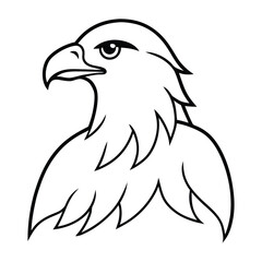 eagle head vector