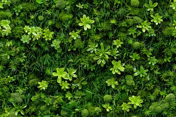 Seamless moss texture, soft lush surface, vibrant green, natural ground cover, close-up macro texture, forest floor look, tileable pattern