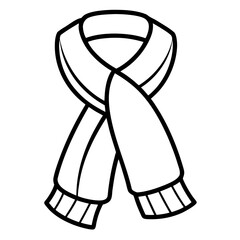 Stylish Winter Scarf Icons