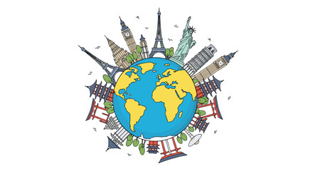 Exploring the wonders of our beautiful planet discovering global destinations and cultural adventures