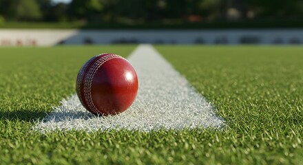 Cricket bat and ball