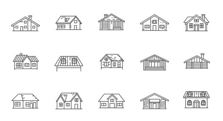 House outline drawings